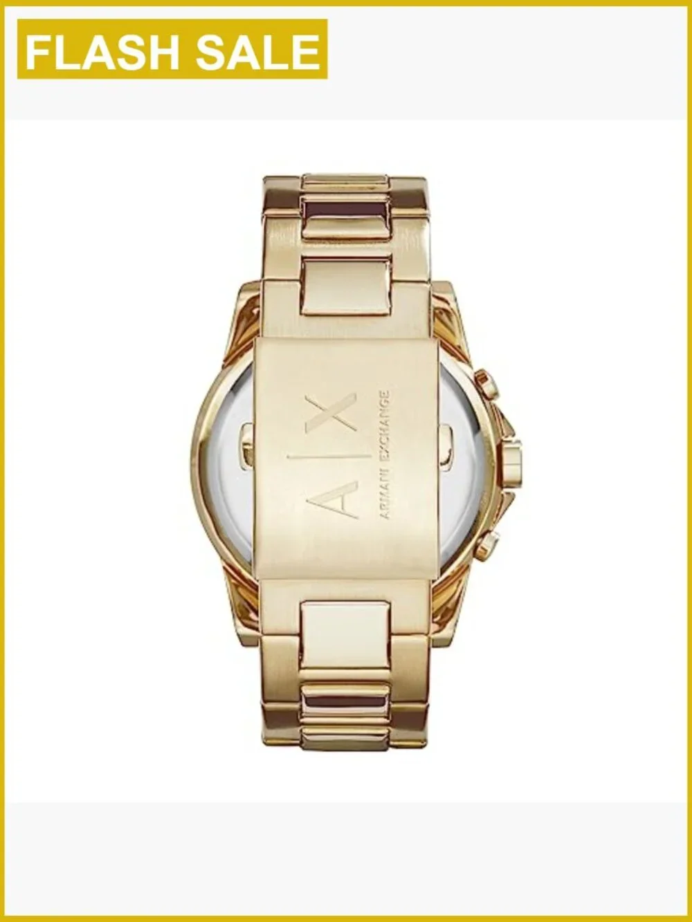 Men's Stainless Steel Chronograph Watch 44mm Quartz Gold